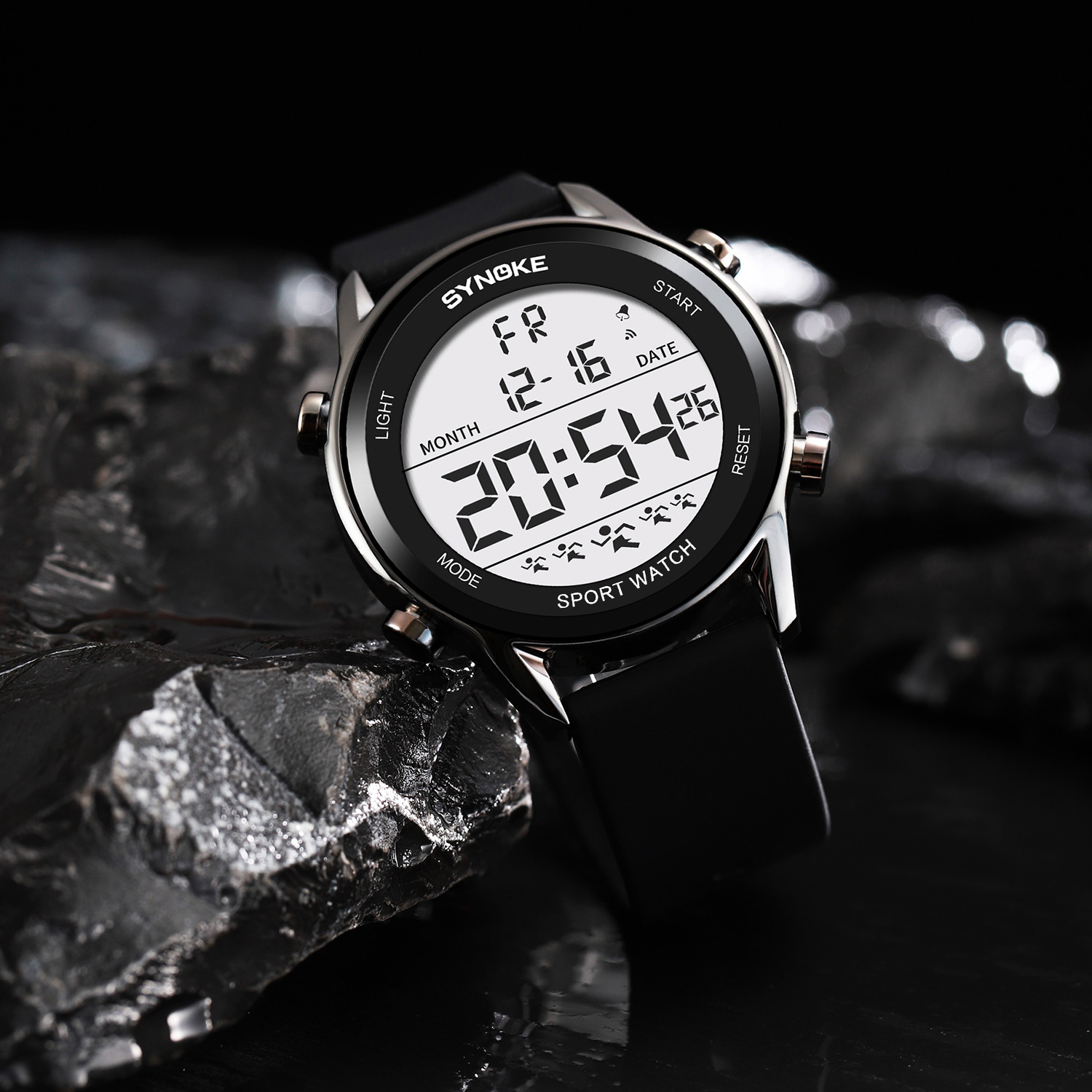 Digital Watches For Men Waterp - مراجعة Rubber Strap Diver وسعره