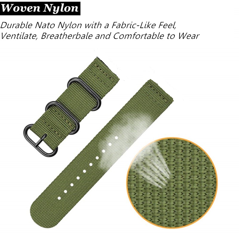 20mm 22 mm Canvas Sport Nylon  - مراجعة Canvas Strap Watch وسعره