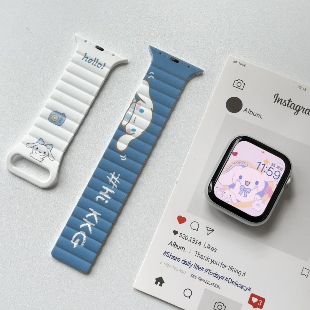 Anime Sanrio Hello Kitty Kurom - مراجعة Silicone Band Women وسعره