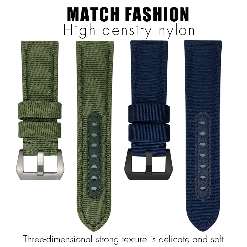 for Panerai 24mm New Nylon Wat - مراجعة Canvas Strap Watch وسعره