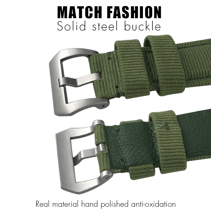 for Panerai 24mm New Nylon Wat - مراجعة Canvas Strap Watch وسعره