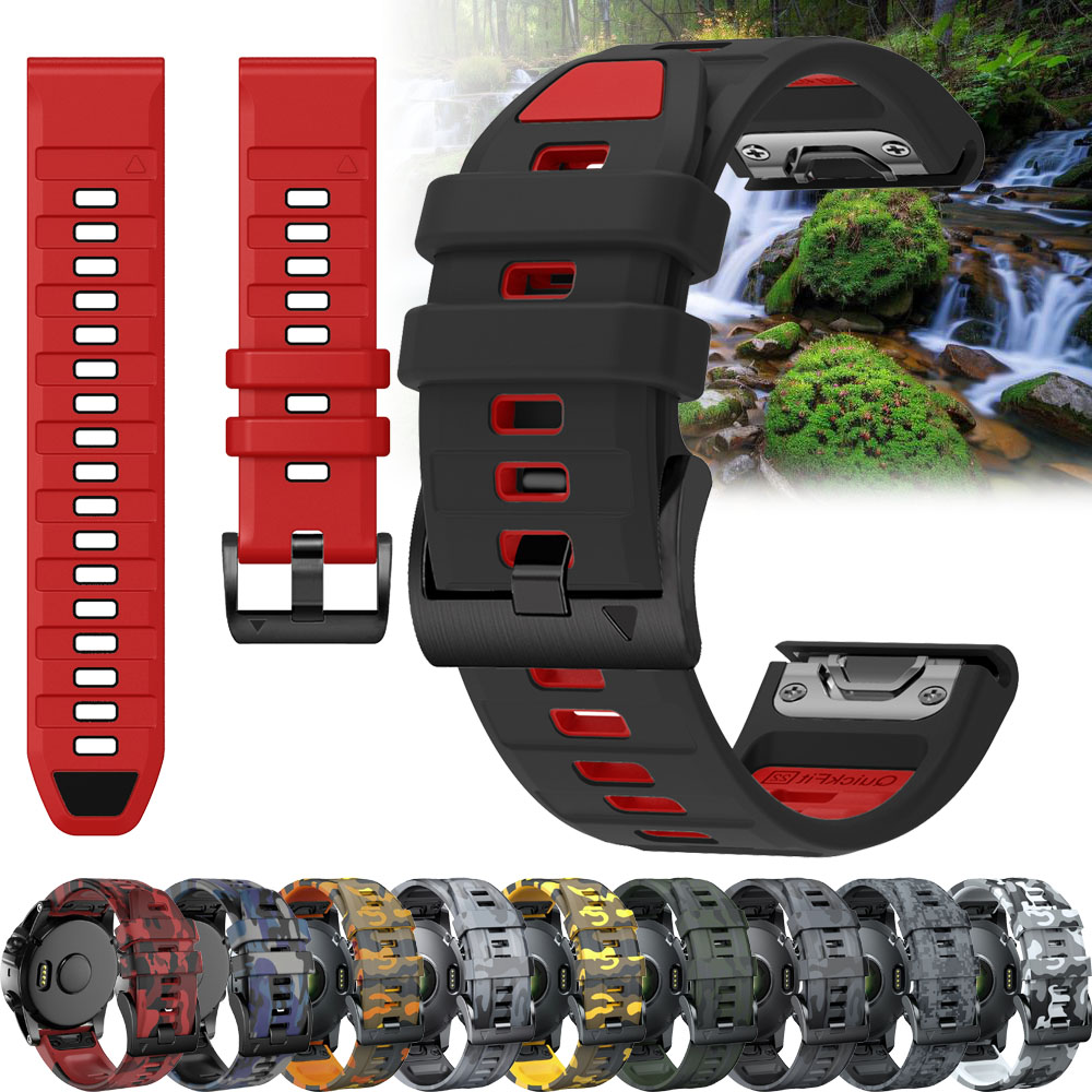 Fenix E 47mm Official QuickFit - مراجعة Silicone Watch Band 22Mm وسعره