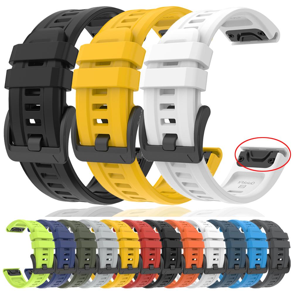 22mm 26mm Silicone Watch Band  - مراجعة Silicone Watch Band 22Mm وسعره