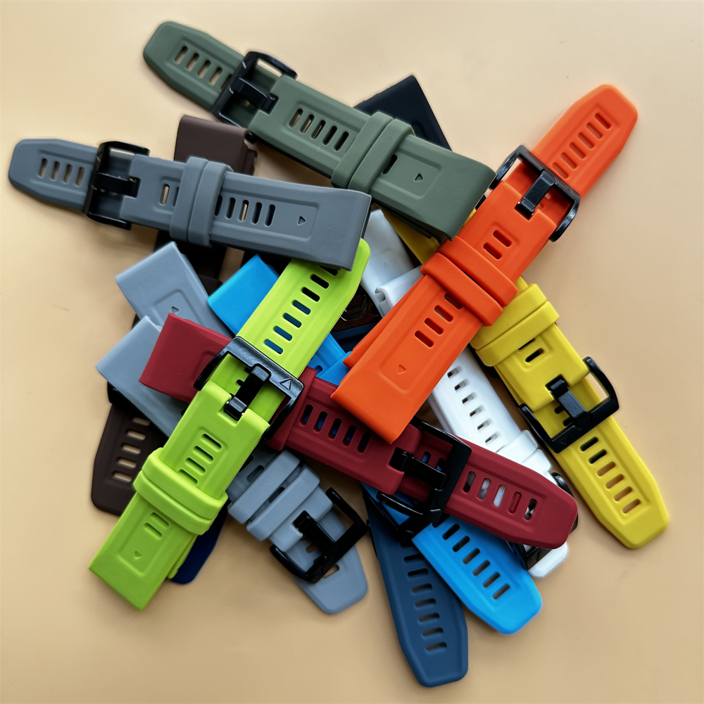 22mm 26mm Silicone Watch Band  - مراجعة Silicone Watch Band 22Mm وسعره
