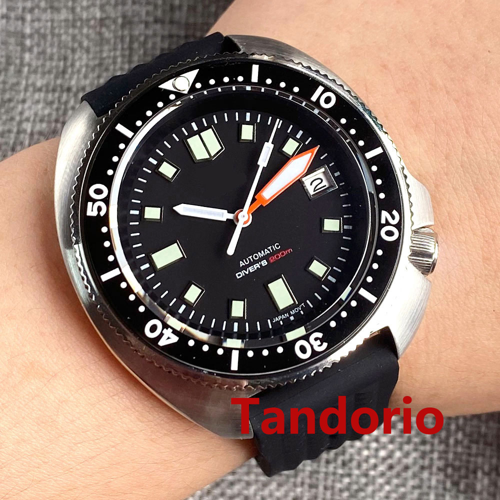 Tandorio 44mm NH35 PT5000 Move - مراجعة Rubber Strap Diver وسعره