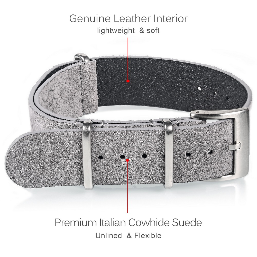 HEMSUT Genuine Leather Watch B - مراجعة Tropic Strap Vintage وسعره