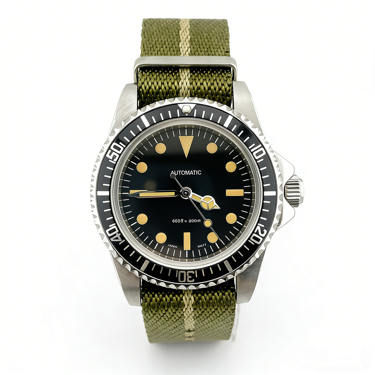 39.5mm Diver Retro watch sapph - مراجعة Tropic Strap Vintage وسعره