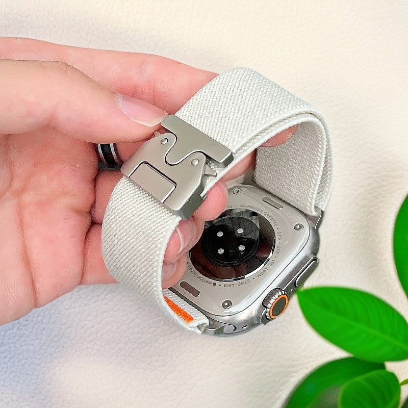 Parachute Straps For Apple Wat - مراجعة Parachute Strap Elastic وسعره