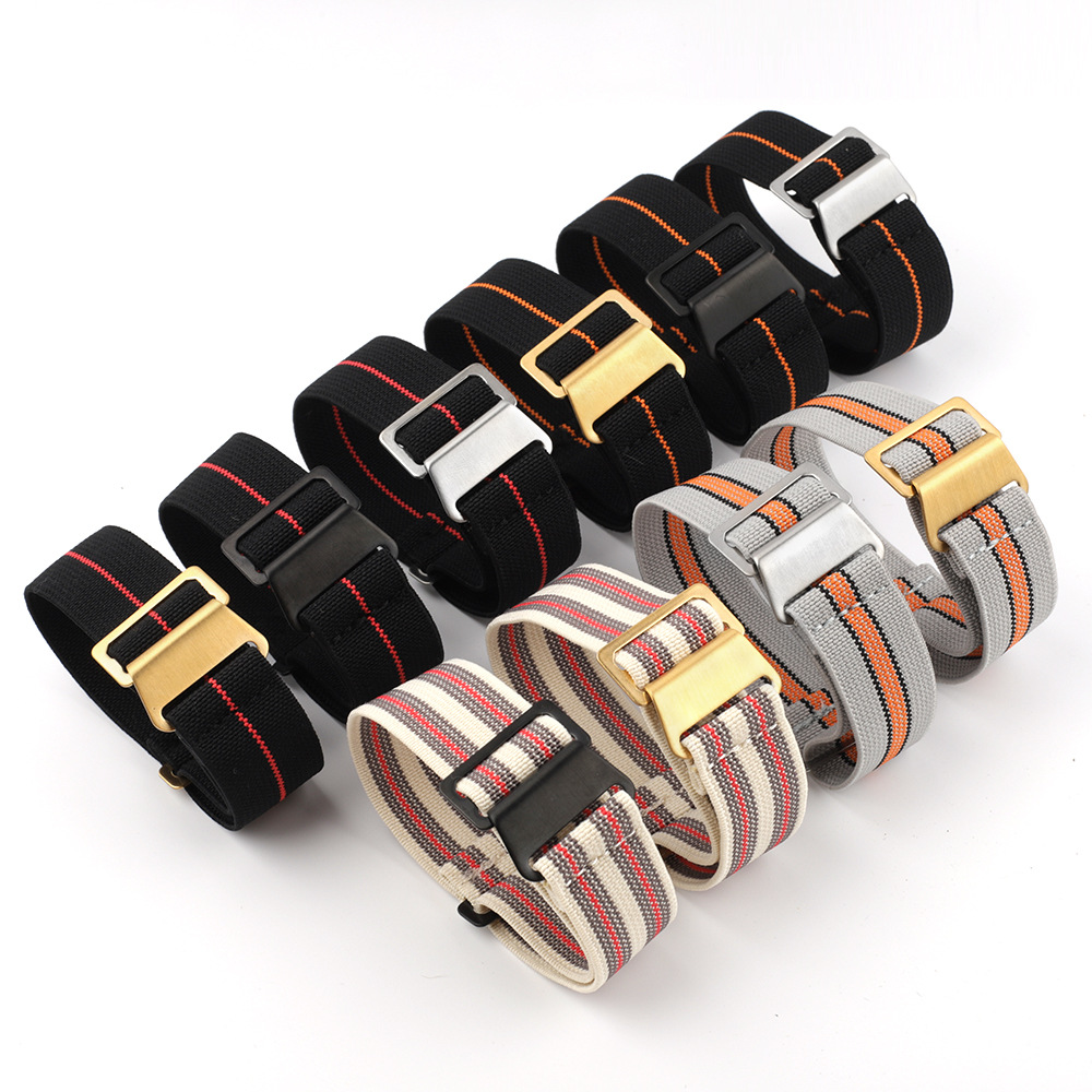 Parachute Nylon Watch Band 18m - مراجعة Parachute Strap Elastic وسعره
