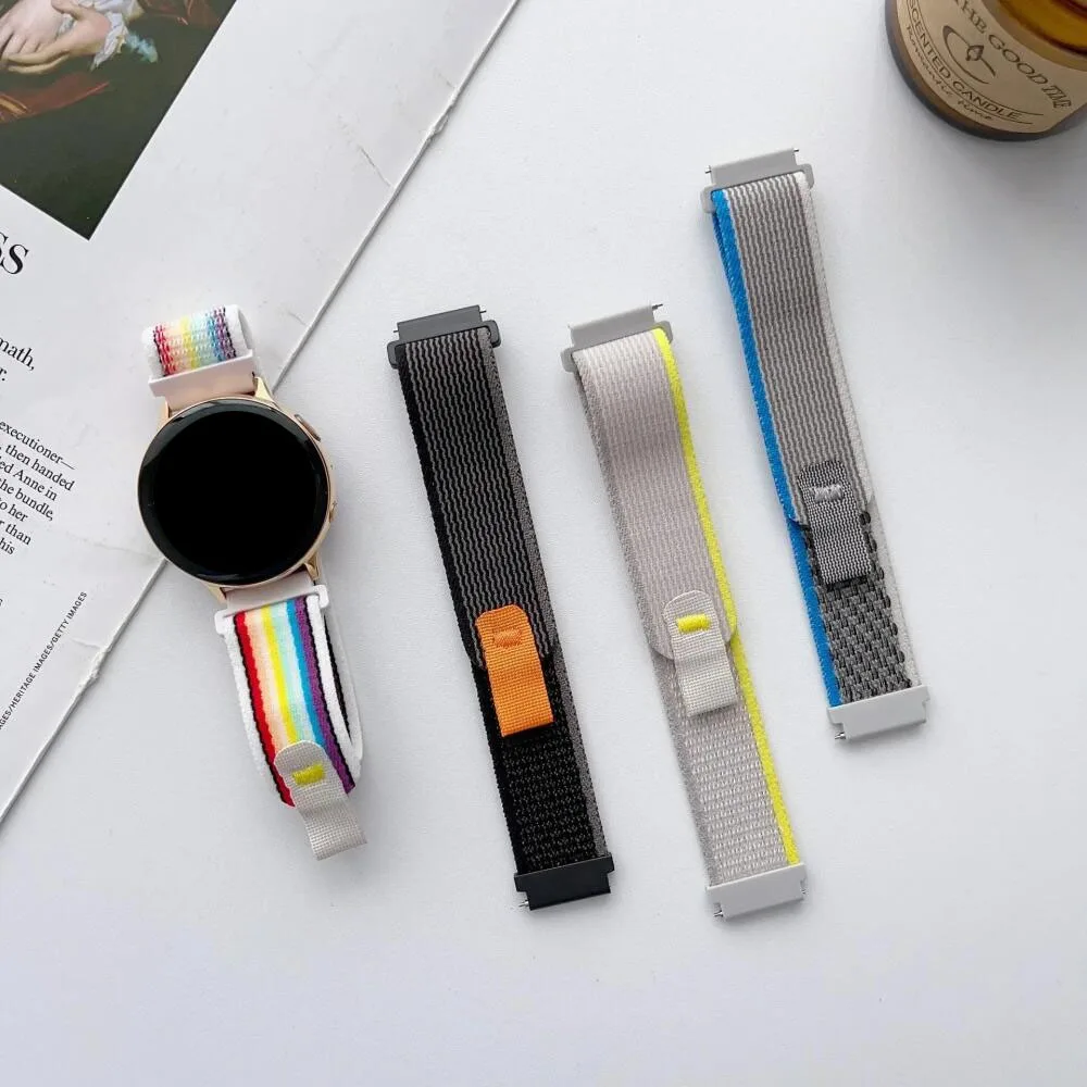 20/22mm Trail Loop Watchband F - مراجعة Sport Loop Velcro وسعره
