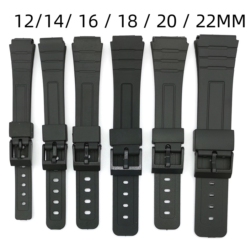 12 /14/16/18/20/22mm For CASIO - مراجعة Rubber Strap Diver وسعره