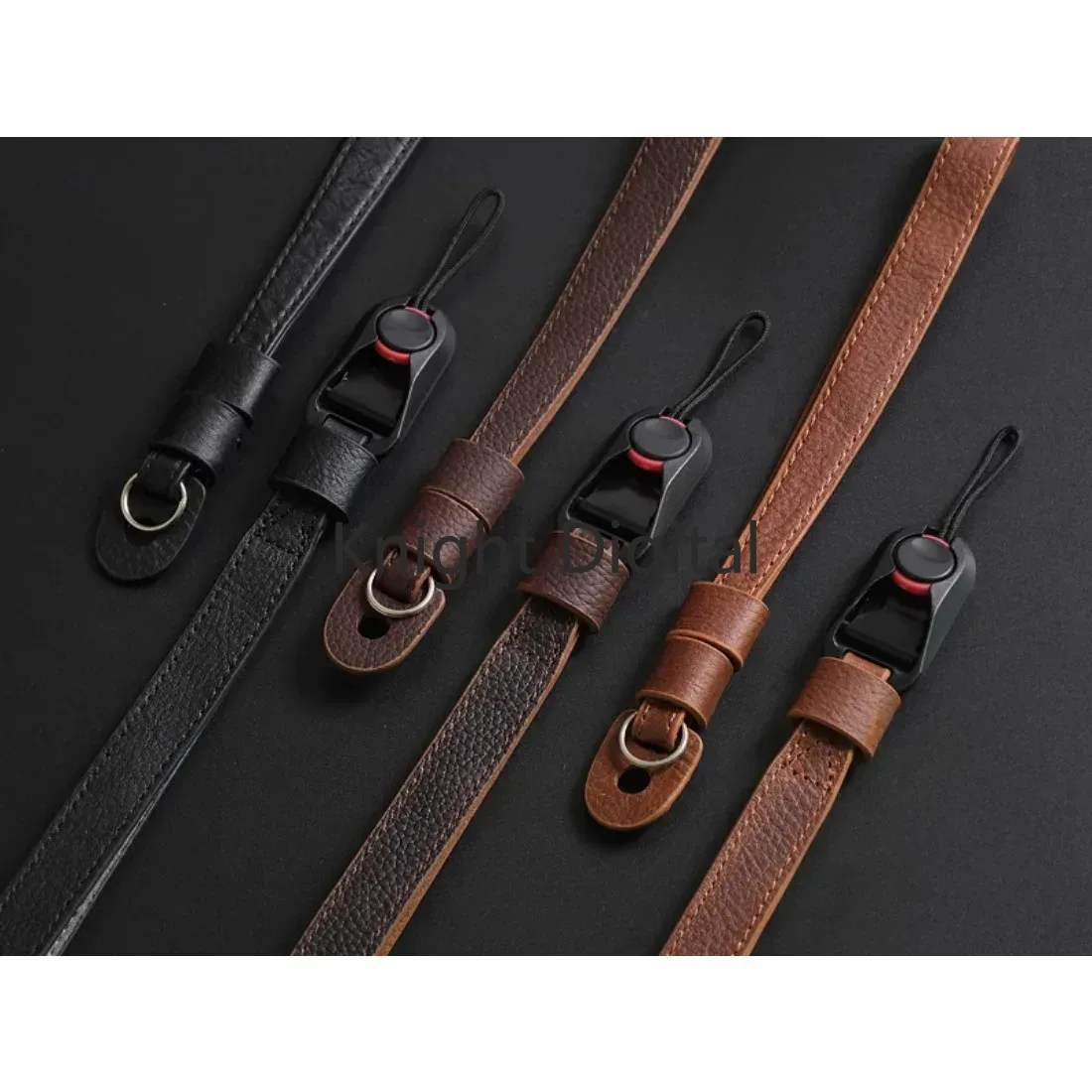 Genuine Leather Camera Wrist S - مراجعة Leather Strap Quick Release وسعره